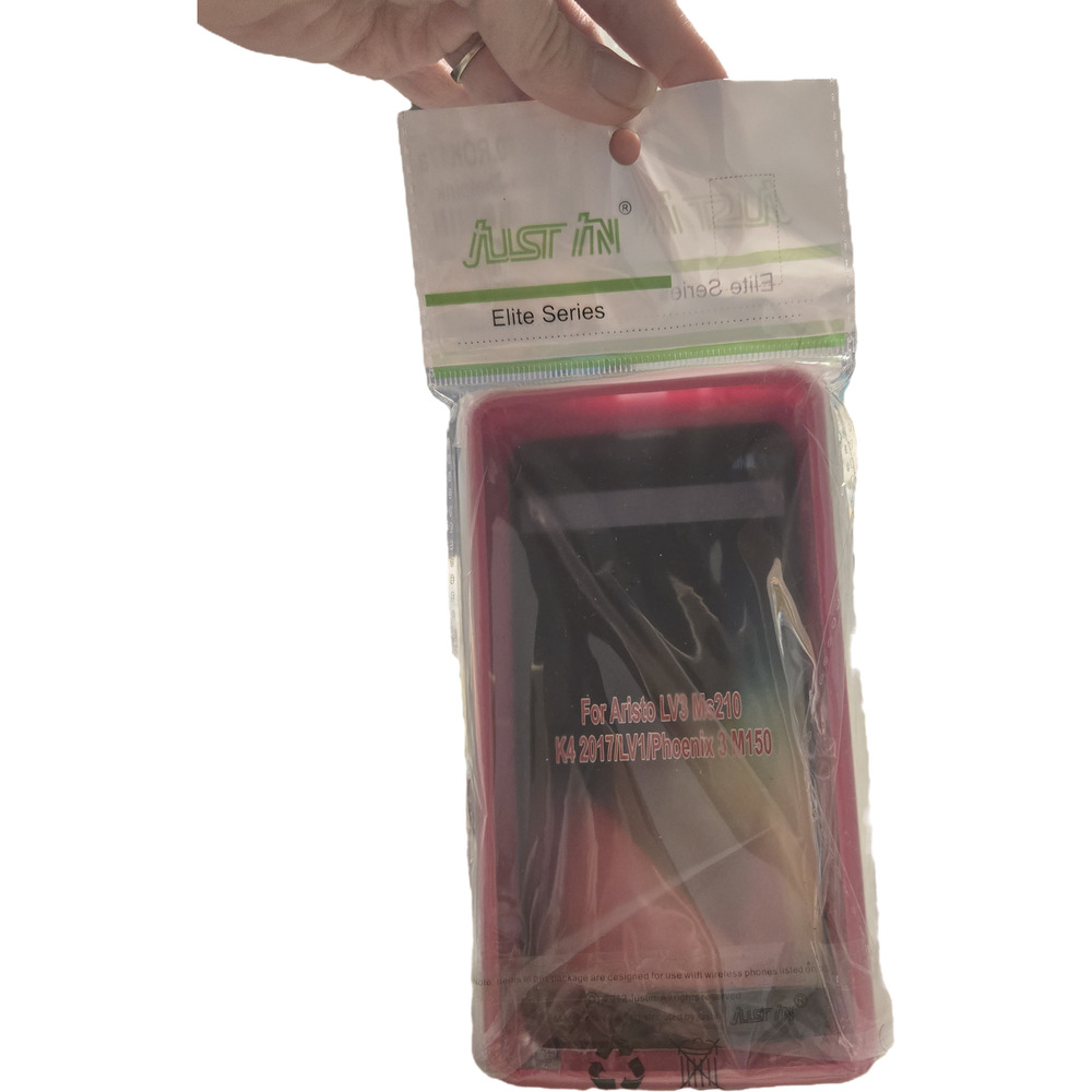 Hot Pink & Black Rugged Case for LG Aristo / Phoenix 3 / K4